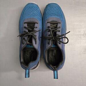 Skechers Men 10.5 Track Ripkent Navy Blue Memory Foam Athletic Running Sneaker